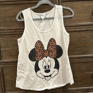 Xl Minnie Mouse Disney cheetah bow tank top